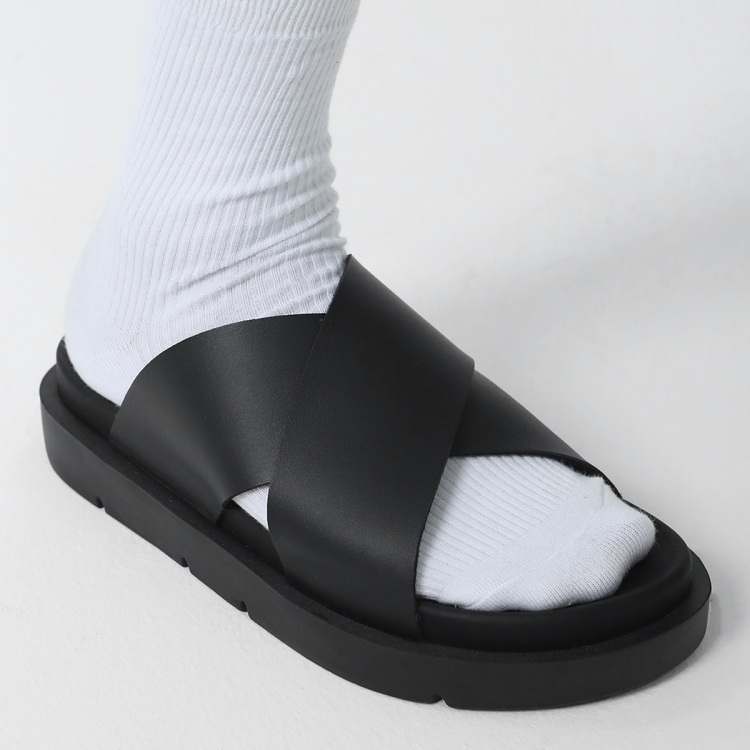 PASCOROZEN JC6605 Denver Cross Slipper Black